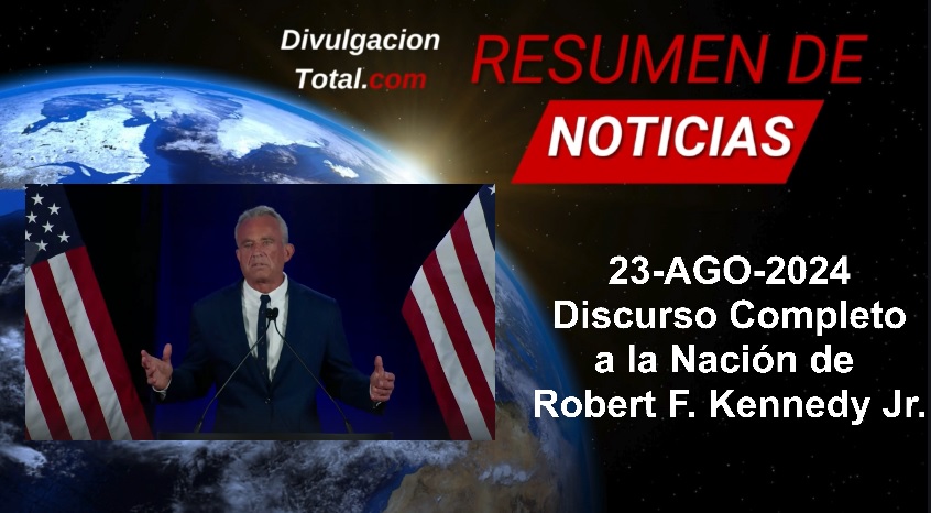 23-AGO-2024 Discurso Completo de RFK Jr. Apoyando a Trump - Divulgación Total