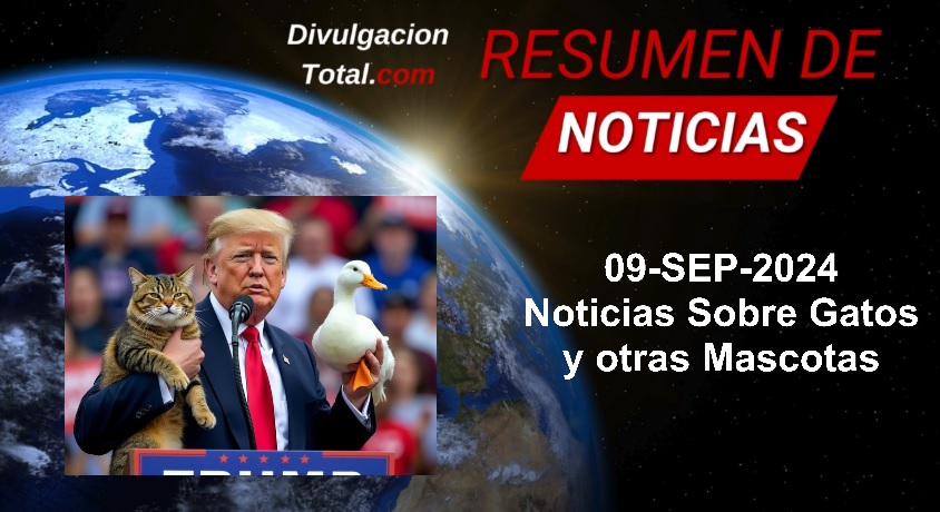 09-SEP-2024 Noticias Sobre Gatos y Otras Mascotas - Divulgación Total